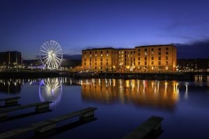 Liverpool Albert Dock at night